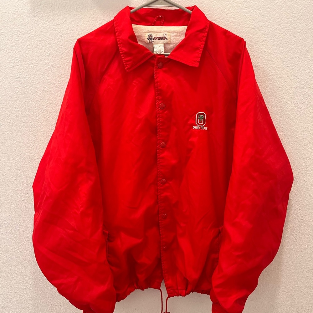 VINTAGE Ohio State Buckeyes Windbreaker Jacket XXL